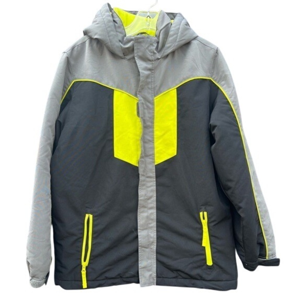 Roebuck And Co Insulated‎ Coat Black And Yellow Kids L 14/16